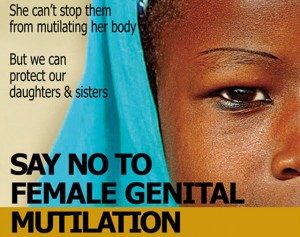 Say no to female genital mutilation